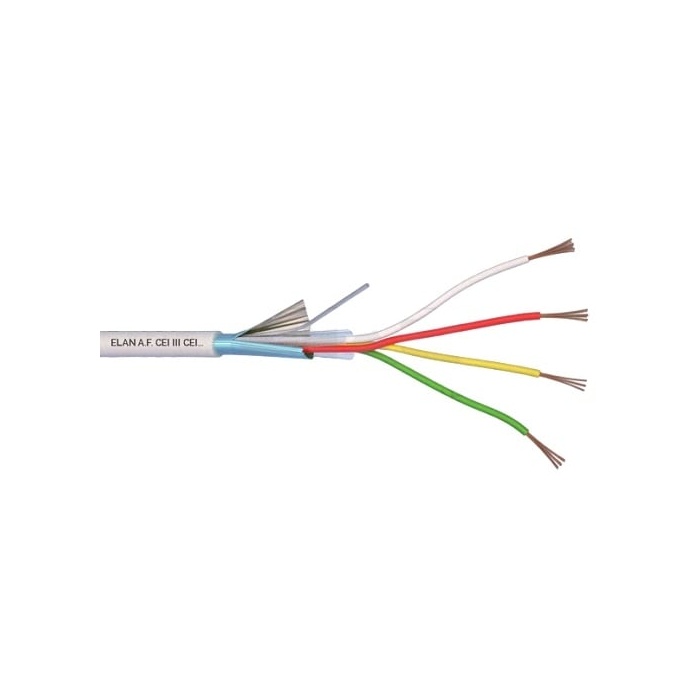 SS alarm cable white 4*0.2