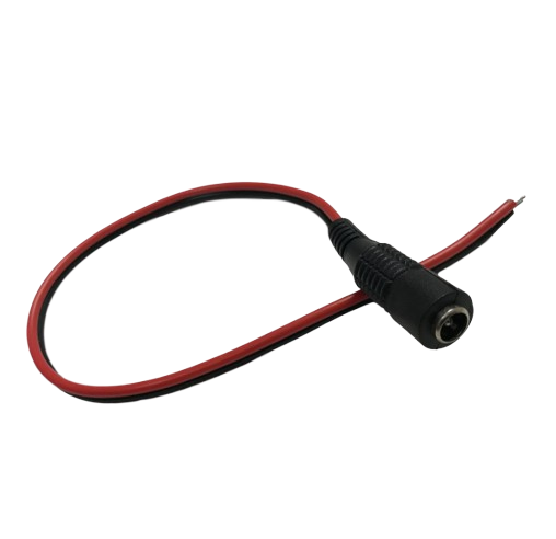 PT-FEMALE Female DC Power Pigtail Lead for CCTV