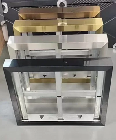 Silver stainless steel cover 4000mm